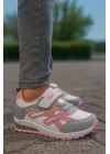 Unisex Çocuk Cırtlı Bağcıklı Sneaker Günlük Spor Ayakkabı