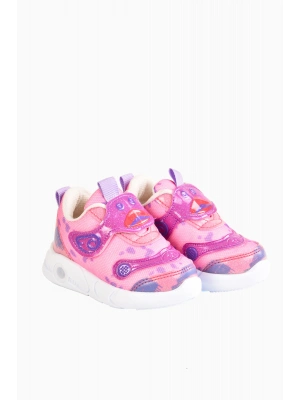 Işıklı Gülen Yüz Figür Çocuk Ayakkabı Esnek Tabanlı Nefes Alabilen Çocuk Spor Ayakkabı