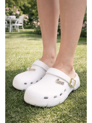 Kadın Delikli Konfor Sabo Terlik – Tokalı Bantlı