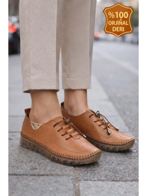 Ortopedik Taban Hakiki Deri Kadın Ayakkabı – Esnek ve Hafif