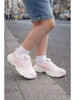 Kız Çocuk Mekanizmalı Spor Ayakkabı – Rahat ve Trend Tasarım