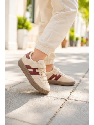 Unisex Çoçuk Süet Günlük Kullanım Cırtlı Sneakers