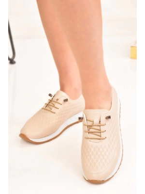 ANNE& KADIN LASTİKLİ ORTOPEDİK MODEL GÜNLÜK PETEK DESENLİ SPOR AYAKKABI