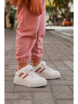 basket modeli yapışkanlı boğazlı unısex spor ayakkabı