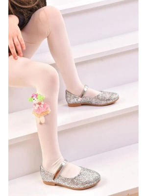 Elsa Kız Çocuk Pullu Babet