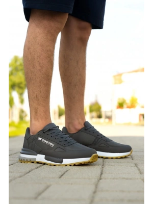 Erkek Spor Ayakkabı Beyaz Günlük Ortopedik Rahat Kaliteli ve Konforlu Kullanışlı Bağcıklı