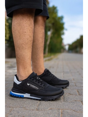 Erkek Spor Ayakkabı Beyaz Günlük Ortopedik Rahat Kaliteli ve Konforlu Kullanışlı Bağcıklı