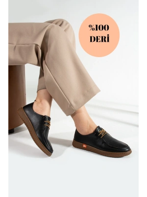 Hakiki Deri Kadın Casual Ayakkabı