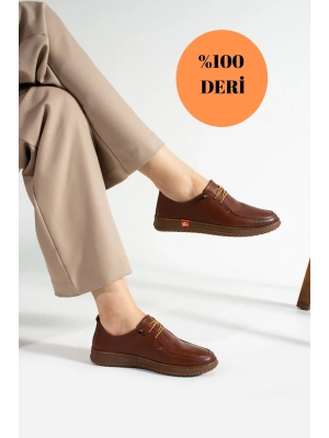 Hakiki Deri Kadın Casual Ayakkabı