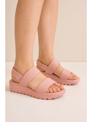 Kadın Çift Bant Eva Plaj Günlük Yazlık Sandalet Terlik