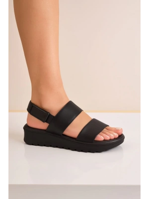 Kadın Çift Bant Eva Plaj Günlük Yazlık Sandalet Terlik