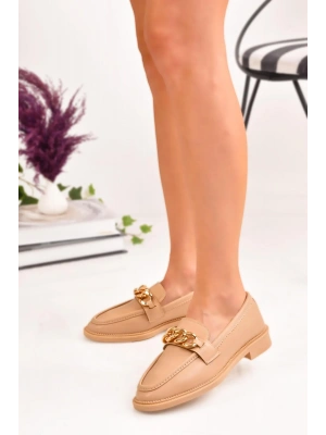 Kadın Siyah Makosen Günlük Loafer Ayakkabı