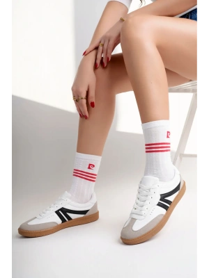 Kadın Sneaker Bağcıklı Düz Taban Spor Ayakkabı