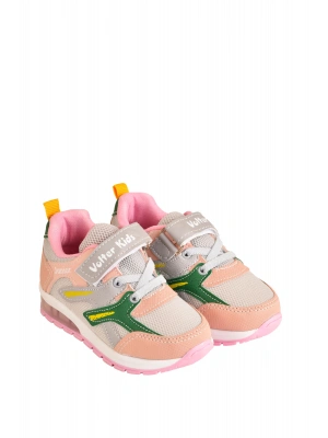 Kız Çocuk Cırtlı Günlük Spor Ayakkabı Sneaker