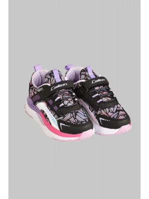 Kız Çocuk Cırtlı Hologramlı Günlük Spor Ayakkabı Sneaker