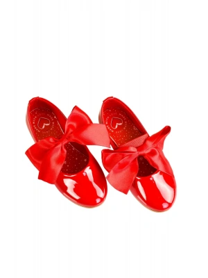 Kız Çocuk Fiyonklu Babet Ayakkabı