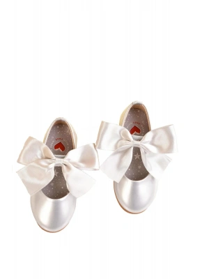 Kız Çocuk Fiyonklu Babet Ayakkabı