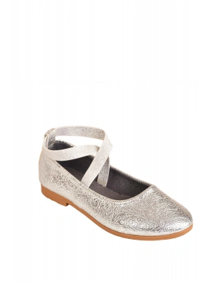 Kız Çocuk Gümüş Bilekten Dolamalı Babet