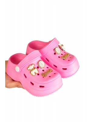 KIZ ÇOCUK KAYMAZ YÜKSEK TABAN RAHAT KALIP PLAJ HAVUZ ÇOCUK TERLİĞİ