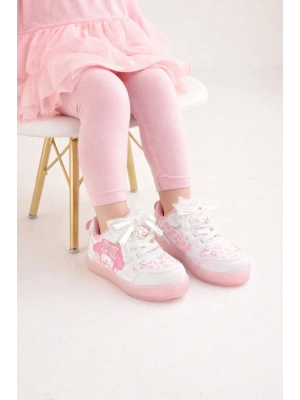 Kız Çocuk LED Taban Işıklı Spor Ayakkabı