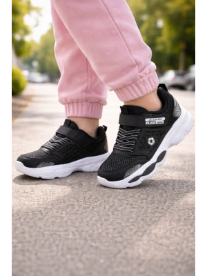 Kız Çocuk Spor Ayakkabı – Fileli, Cırt Cırtlı, Anarok Taban