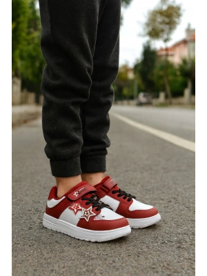 Kız Çocuk Yıldız Detaylı Sneaker Ayakkabı