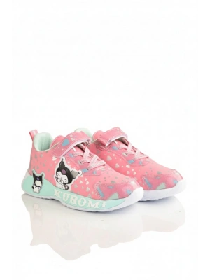 KUROMİ KIZ ÇOCUK SİYAH MAVİLİ HAFİF VE ESNEK GÜNLÜK SPOR AYAKKABI 26 İLE 30 NO ARASI IŞIKLIDIR