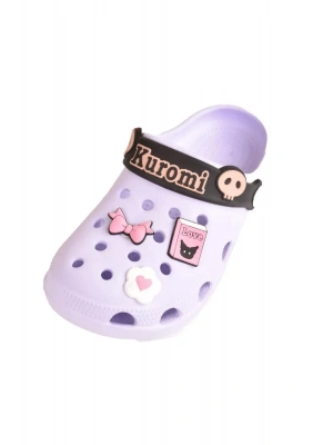 Kuromi My Melodi Kız Çocuk Kaymaz Taban Terlik Günlük Havuz Plaj Sandaleti