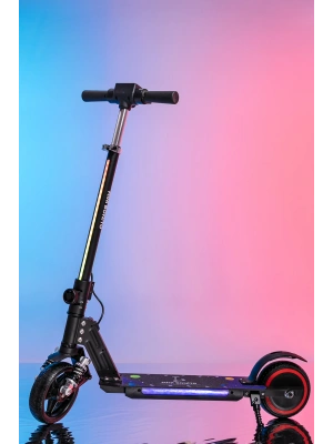 MİNİ BONİTO Çocuk Katlanabilir, LED Işıklı, Amortisörlü Elektrikli Scooter – Ayarlanabilir Direksiyonlu!”(Dizlik ve Dirseklik HEDİYEDİR)..