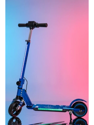 MİNİ BONİTO Çocuk Katlanabilir, LED Işıklı, Amortisörlü Elektrikli Scooter – Ayarlanabilir Direksiyonlu!”(Dizlik ve Dirseklik HEDİYEDİR)..