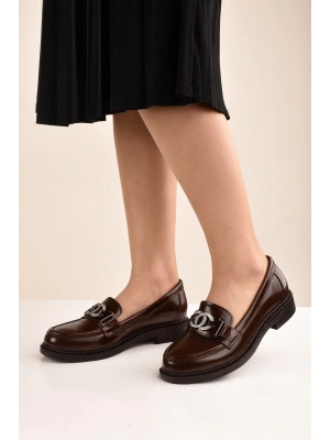 Rugan Toka Detay Kadın Loafer