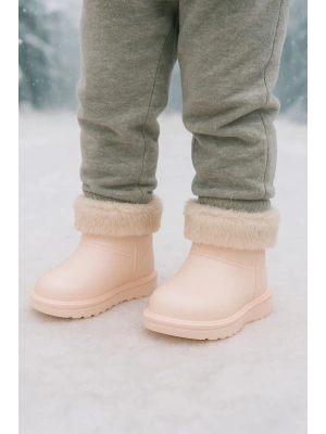 Su Geçirmez İçi Kürklü Kız Çocuk Eva Yağmur Kar Botu