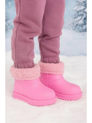 Su Geçirmez İçi Kürklü Kız Çocuk Eva Yağmur Kar Botu