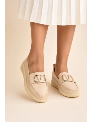 Toka Detay Kadın Loafer