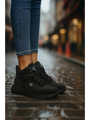 Uniseks Su Geçirmez Kaymaz Outdoor Bağcıklı Genç Bot