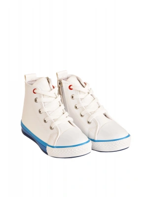 Unisex Çocuk Boğazlı Fermuarlı Hafif Anatomik Taban Cilt Spor Ayakkabı