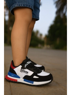 Unisex Çocuk Lastikli Ve Cırtlı Rahat orthopedic Sneaker Spor Ayakkabı