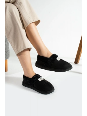 Unisex Içi Yünlü Kışlık Panduf- Eva Taban Ev Botu- Ayakkabısı