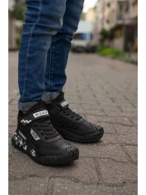 Unisex Rahat Kalıp Bağcıklı Cırtlı Bot