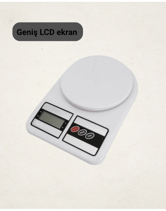 10 Kg Kapasiteli LCD Ekranlı Dijital Mutfak Tartıs