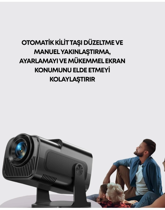 1080P Full HD Çözünürlük ve 4K Destekli Projektör