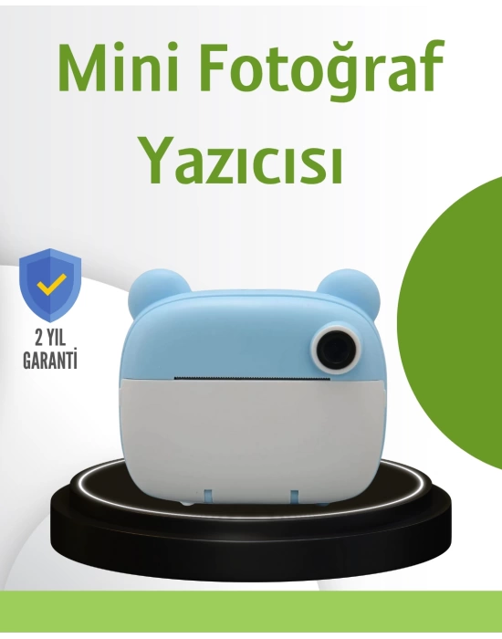 12 Özel Efektli ve Self-Timer Fonksiyonlu Baskı Kamera
