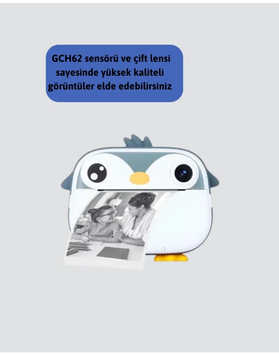 12 Özel Efektli ve Self-Timer Fonksiyonlu Baskı Kamera