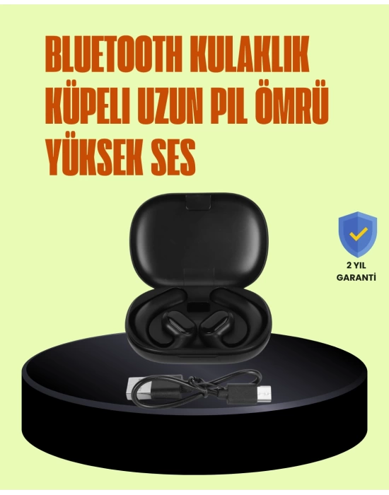13 mm Sürücü Teknolojisiyle Yüksek Ses Kalitesi – Klipsli Spor Kulaklık