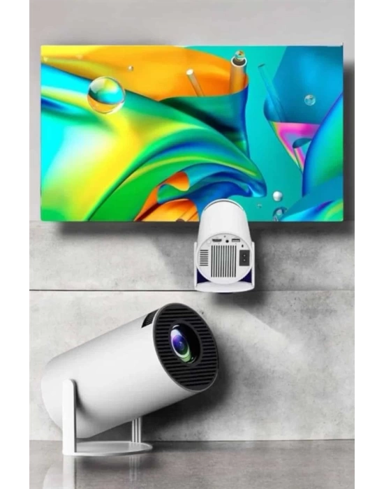 130 İnç Geniş Ekran ve 4K Destekli Full HD Projeksiyon Cihazı