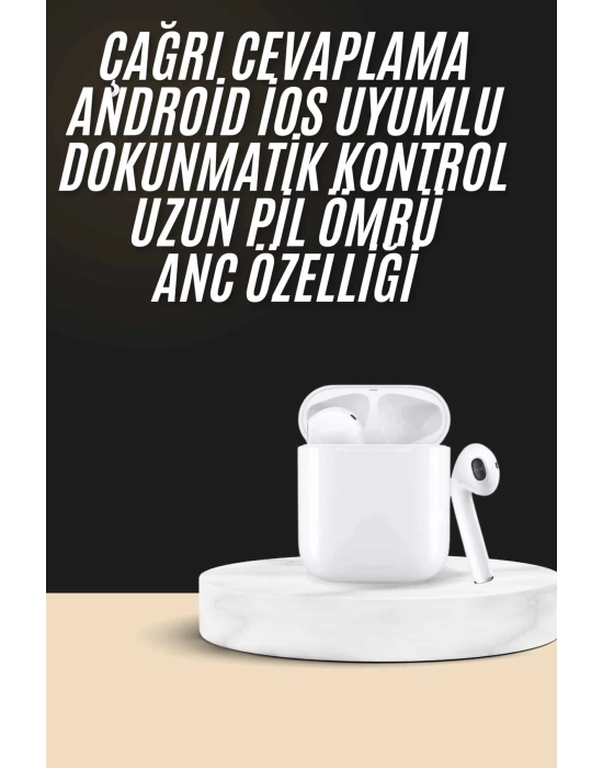 2. Nesil Bluetooth Android ve İOS Uyumlu Kablosuz Kulaklık Çağrı Cevaplama
