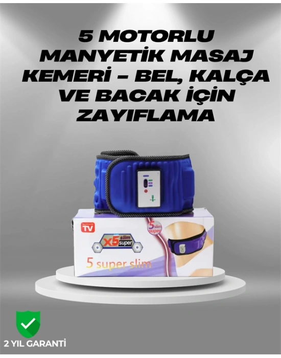 20 Mıknatıslı Gelişmiş Zayıflama Kemeri – Kas Gevşetici ve Selülit Azaltıcı Etki