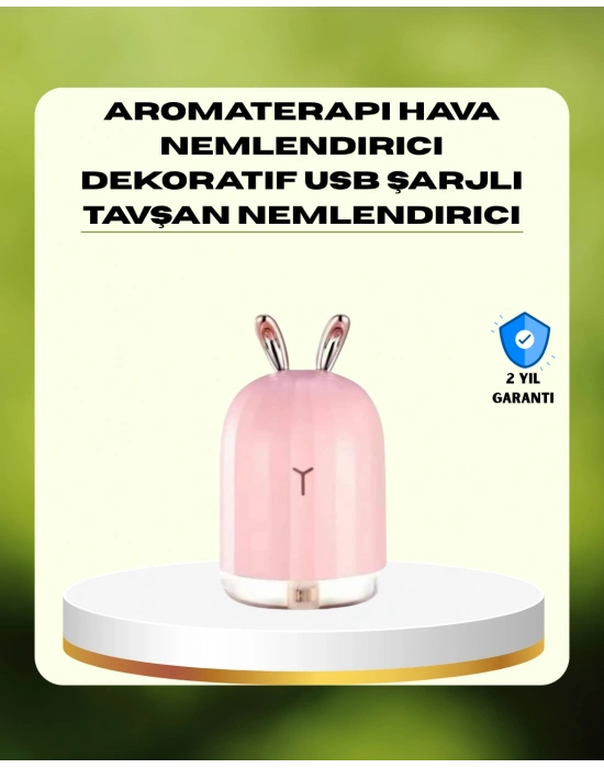 200 ml Ultrasonik Aroma Difüzör ve Hava Nemlendirici Gece Lambalı