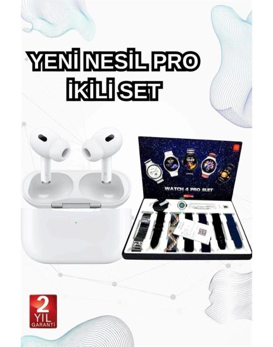 2025 Model Akıllı Saat ve Yeni Nesil Pro Bluetooth Kulaklık ANC Özelliği