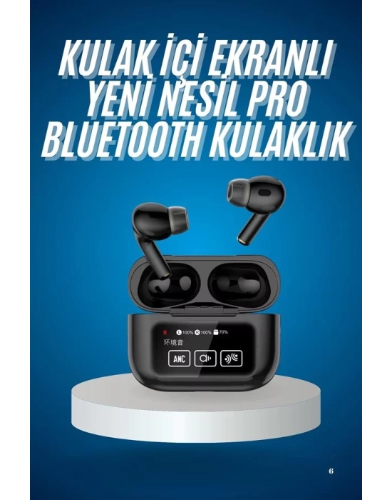 2025 Model Bluetooth Kulaklık Dokunmatik Ekran Yüksek Ses Kalitesi